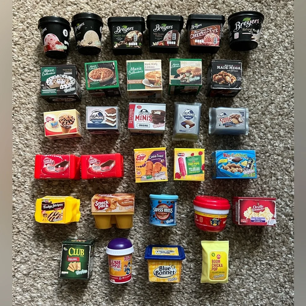 *Damaged* Lot of 30 Shopkins Real Littles Breyers Marie Callender’s Klondike - Picture 1 of 14